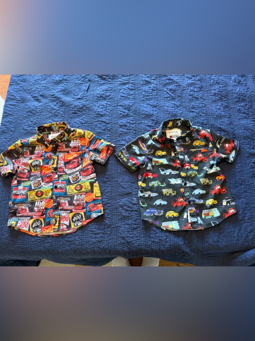 2 Disney Pixar Cars RSVLTS shirts size 3 Yrs LIKE NEW